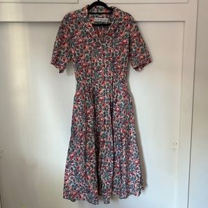 Liz Claiborne Vintage Light Floral Dress 10